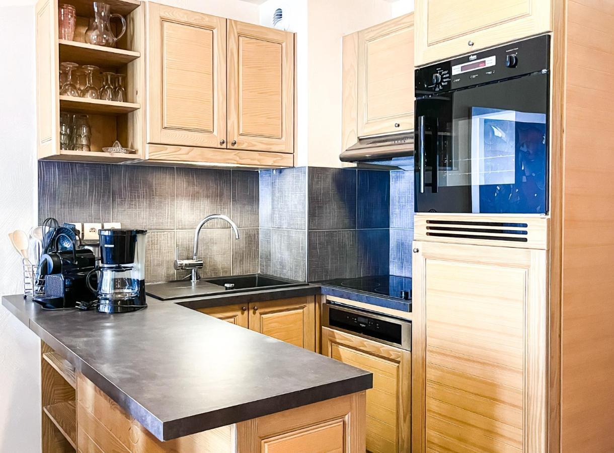 South Facing 2-Bed Apartment With Fireplace, Terrasses Deos Flaine Ngoại thất bức ảnh