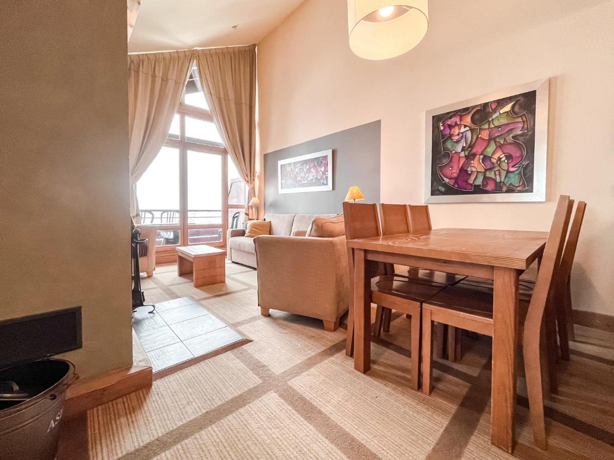 South Facing 2-Bed Apartment With Fireplace, Terrasses Deos Flaine Ngoại thất bức ảnh