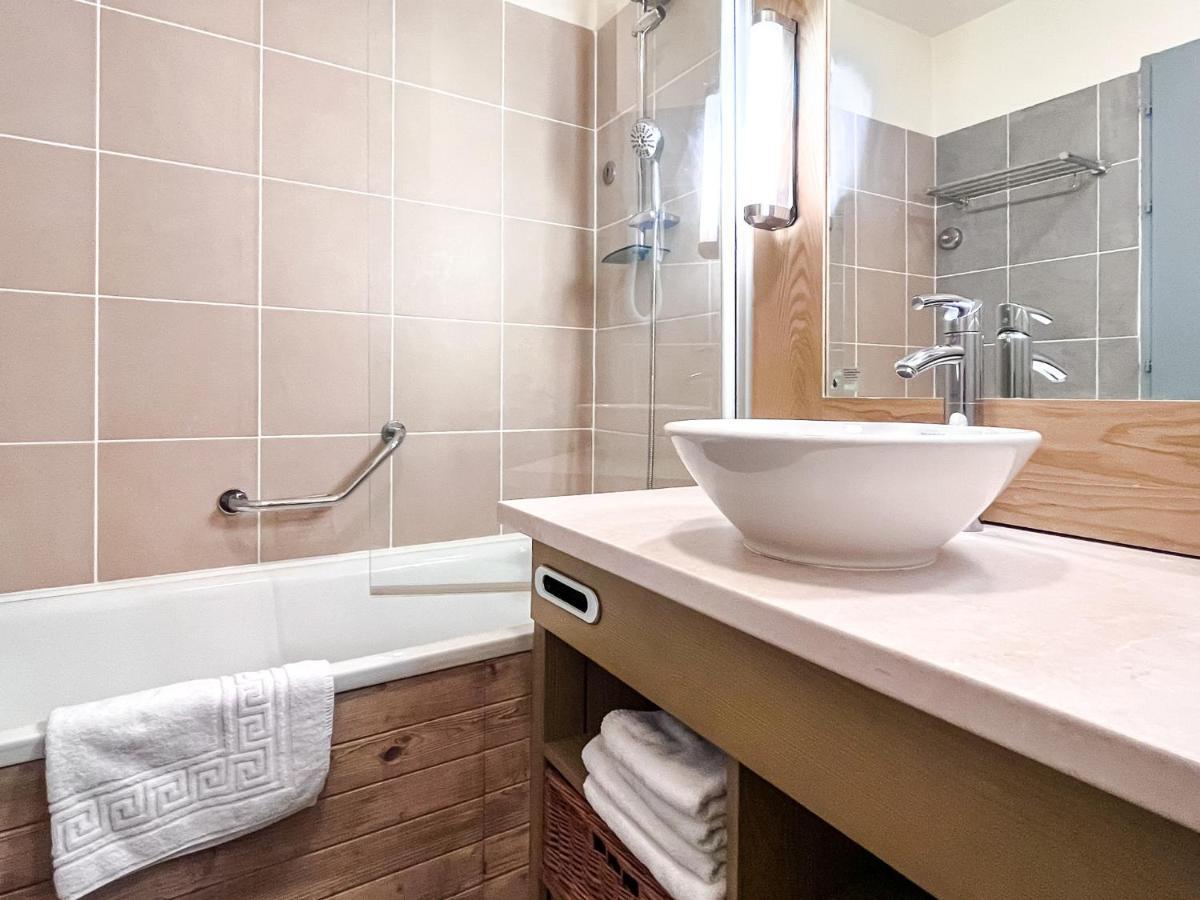 South Facing 2-Bed Apartment With Fireplace, Terrasses Deos Flaine Ngoại thất bức ảnh
