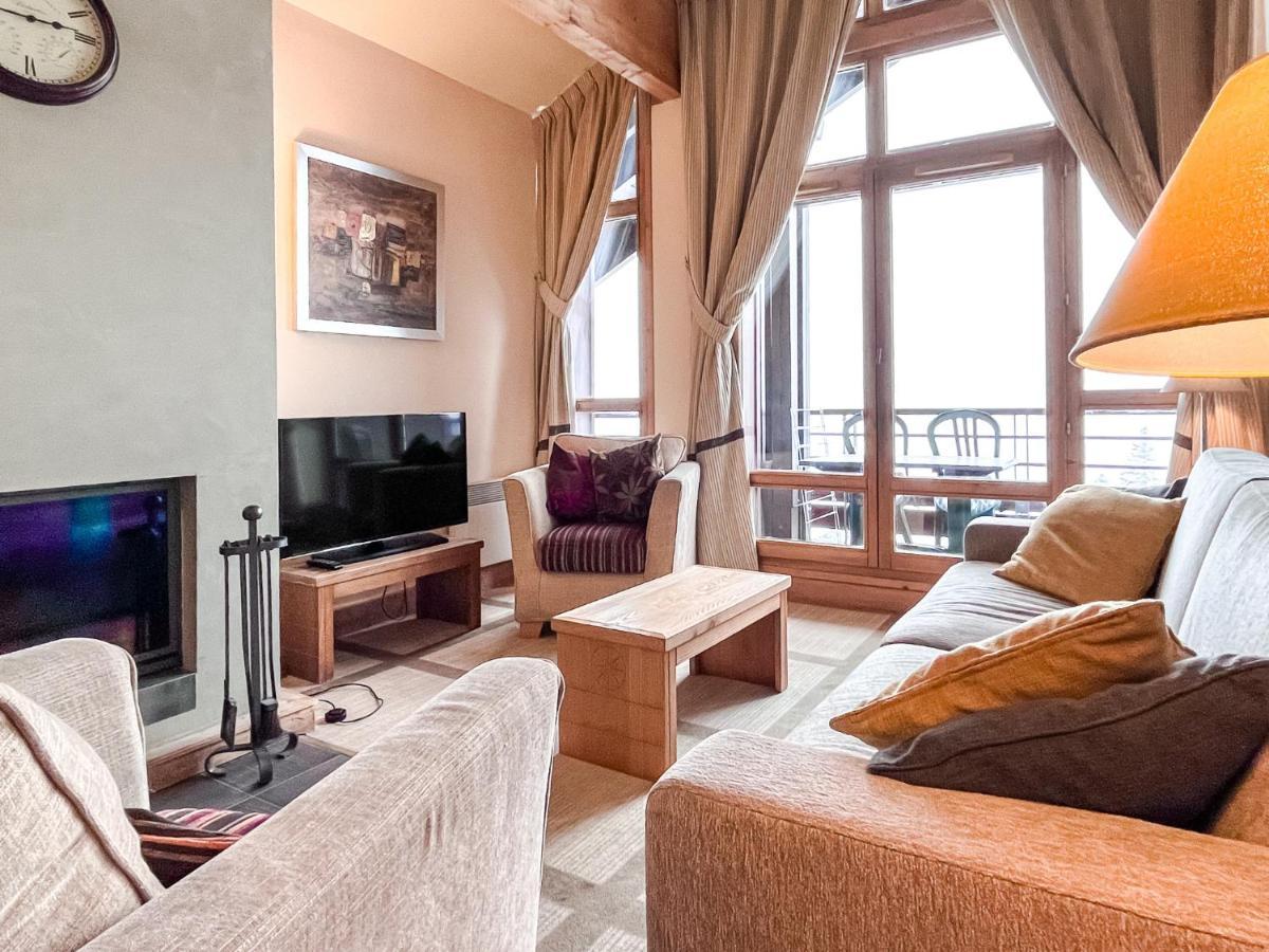 South Facing 2-Bed Apartment With Fireplace, Terrasses Deos Flaine Ngoại thất bức ảnh