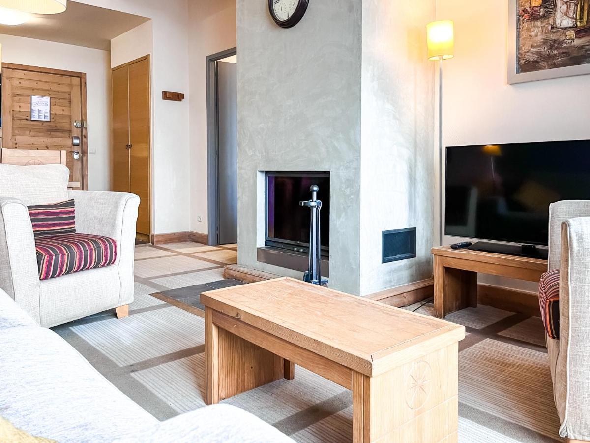 South Facing 2-Bed Apartment With Fireplace, Terrasses Deos Flaine Ngoại thất bức ảnh