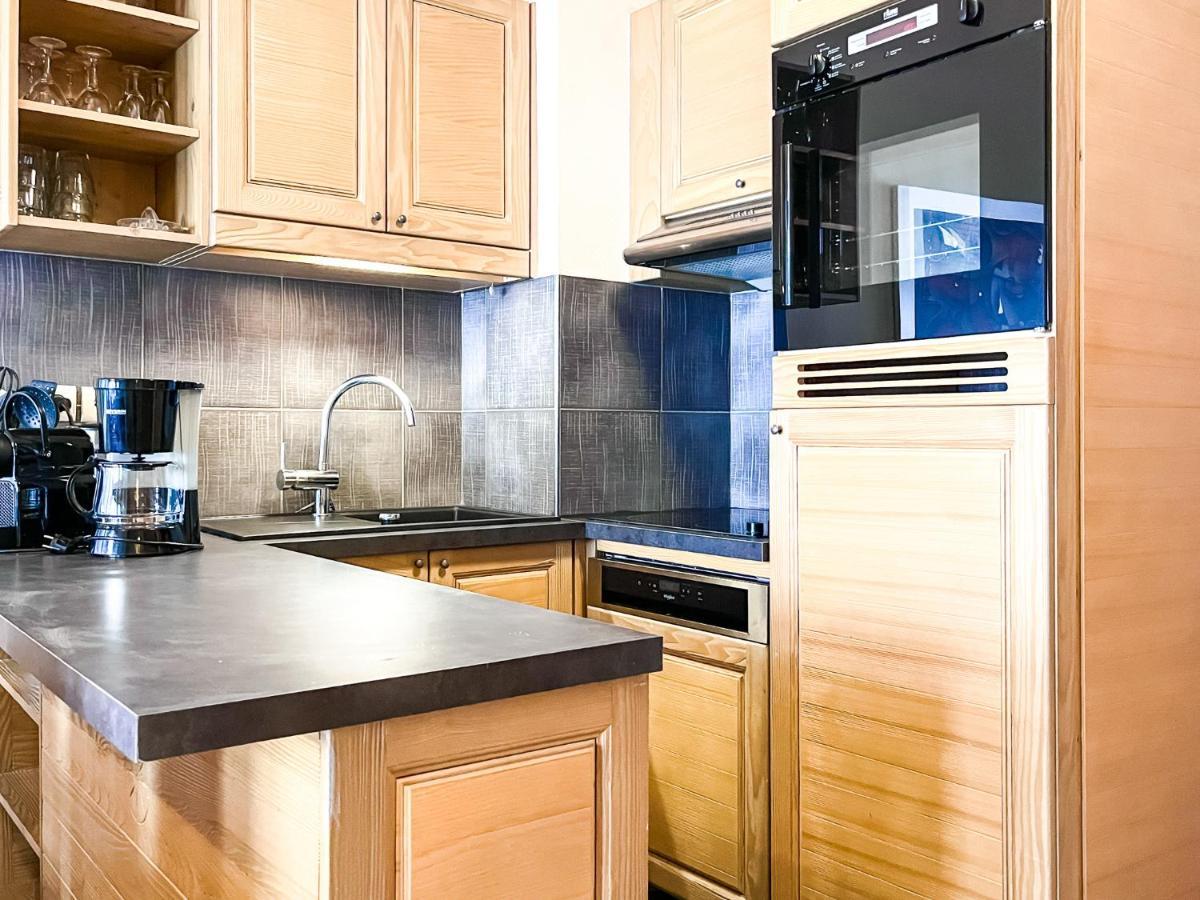 South Facing 2-Bed Apartment With Fireplace, Terrasses Deos Flaine Ngoại thất bức ảnh